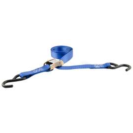 Erickson 35605 Cam-Lock Tie-Down, 1 in W, 6 ft L, Blue, 1200 lb