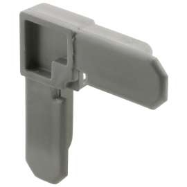 Make-2-Fit PL 7724 Square Cut Screen Frame Corner, Plastic, Gray, For: Square-Cut Ends of 7/16 Aluminum Screen Frame