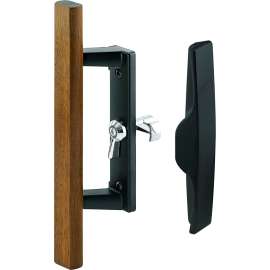 Prime-Line C 1107 Handle Set, Aluminum, Wood, 1 in Thick Door