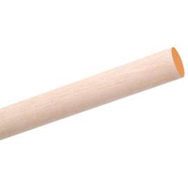 Waddell 6616UB Dowel Rod, 1 in Dia, 36 in L, Birchwood