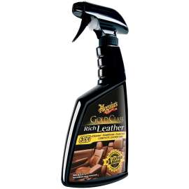 MEGUIAR'S Gold Class G10916 Rich Leather Spray, 15.2 oz Bottle, Liquid, Sweet