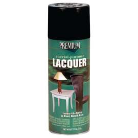 RUST-OLEUM 208417 Lacquer Spray Paint, Gloss, Liquid, Clear, 11 oz, Aerosol Can