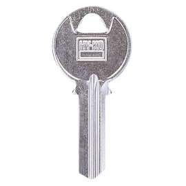 HY-KO 11010K1 Key Blank, Brass, Nickel-Plated, For: Keil K1 Locks