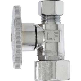 Plumb Pak PP2103LF Repair Valve, 1/2 x 3/8 in Connection, FIP Swivel x Compression, Brass Body