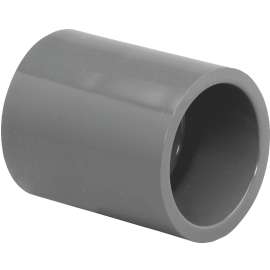 GENOVA 300 Series 301148 Pipe Coupler, 1-1/4 in Slip Joint, Gray