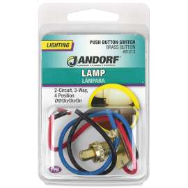 Jandorf 61213 Switch, 3 A, 125/250 VAC, Lead Wire Terminal