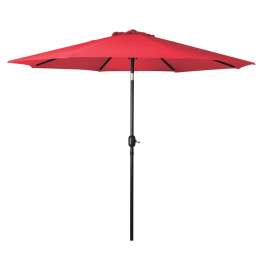 Seasonal Trends 69867 Crank Umbrella, 92.9 in H, 107.9 in W Canopy, 107.9 in L Canopy, Round Canopy, Steel Frame