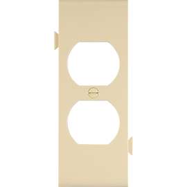 Eaton Wiring Devices STC8V Sectional Wallplate, 4-1/2 in L, 2-3/4 in W, 1 -Gang, Polycarbonate, Ivory, High-Gloss
