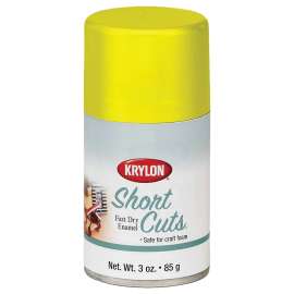Krylon KSCS036 Aerosol Paint, High-Gloss, Sun Yellow, 3 oz, Can