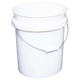 ENCORE Plastics 201013 Paint Pail, 5 gal Capacity, Plastic, White