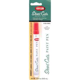 Krylon Short Cuts KSCP912 Paint Pen, Chisel Tip, Glow Orange