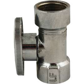 Plumb Pak PP57PCLF Shut-Off Valve, 1/2 x 7/16 in Connection, FIP x Compression
