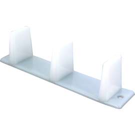 Prime-Line N 6563 Closet Door Guide, Nylon/Plastic, White, Floor Mounting