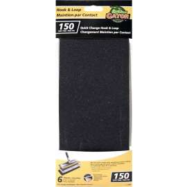 Gator 8692-10 Refill Sheet, 10-1/2 in L, 4-1/2 in W, 150 Grit, Fine, Silicone Carbide Abrasive