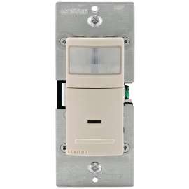 Leviton R08-IPS02-1LT Universal Motion Detector, CFL, Halogen, Incandescent, LED Lamp, 30 s to 30 min, 150 W