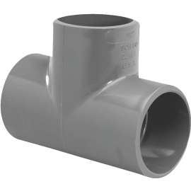 GENOVA 300 Series 314158 Pipe Tee, 1-1/2 in Run, Slip Run Connection, 1-1/2 in Branch, Slip Joint Branch Connection
