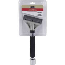HYDE 19425 Hammer Scraper, 5 in W Blade, Carbon Steel Blade, Foam-Grip Handle, Rubber Handle