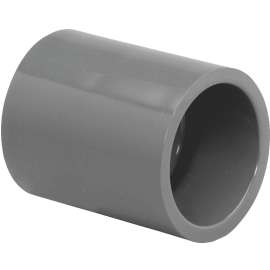 GENOVA 300 Series 301058 Pipe Coupler, 1/2 in Slip Joint, Gray