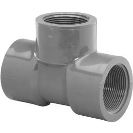GENOVA 300 Series 354528 Pipe Tee, 2 in Run, FIP Run Connection, 2 in Branch, FIP Branch Connection