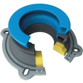 Next by DANCO 10718X Toilet Wax Ring, 2-1/4 in ID x 4-3/4 in OD Dia, Rubber