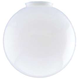Westinghouse 8186900 Light Shade, 6 in Dia, Globe, Polycarbonate, White