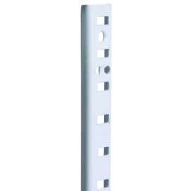 Knape & Vogt 255 PK255 WH 72 Shelf Standard, 500 lb, 23 ga Thick Material, 5/8 in W, 72 in H, Steel