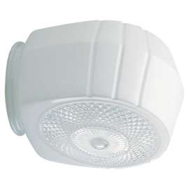 Westinghouse 8560400 Light Shade, 5-3/4 in Dia, Drum, Globe, Glass, White, Side Mounting