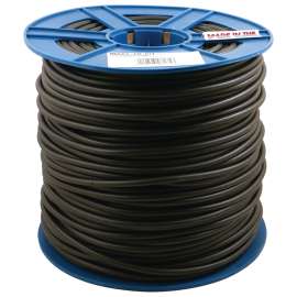 Make-2-Fit P 8135 Screen Retainer Spline, 0.270 in D, 500 ft L, Polyethylene, Black, Round
