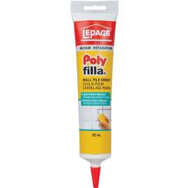 LePage Polyfilla 394892 Wall Tile Grout, Paste, Ketone, Cream, 162 mL Tube