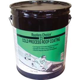 Henry Roofers Choice Series RC023070 Roof Coating, Black, 18.93 L Pail, Liquid