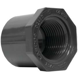 GENOVA 300 Series 342508 Pipe Reducing Bushing, 1-1/2 in Spigot x 1 in FIP