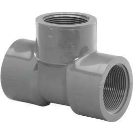 GENOVA 300 Series 354588 Pipe Tee, 1 in Run, FIP Run Connection, 1 in Branch, FIP Branch Connection