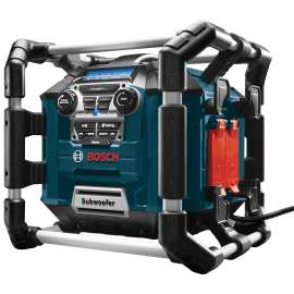 Bosch PB360C Power Box Jobsite Radio with Bluetooth, Battery Included, 18 V, 30-Channel