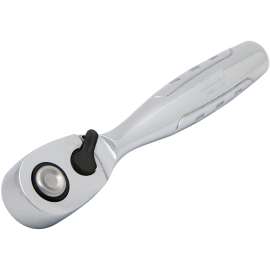 DeWALT DWMT81096 Quick Release Ratchet, 1/4 in Drive, Pear Drive, 5.51 in OAL, Ergonomic Handle