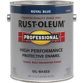 RUST-OLEUM PROFESSIONAL 215964 Protective Enamel, Gloss, Royal Blue, 1 gal Can