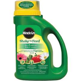 Miracle-Gro 2670106 Plant Food, 2.04 kg Shaker Jug, Granular, 12-4-8 N-P-K Ratio