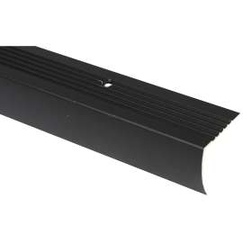 Climaloc Plus FA2184HAB06 Nosing Resid, 6 ft L, 1-1/8 in W, Aluminum, Hammered Antique Bronze