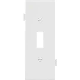 Eaton Wiring Devices STC1W Mid-Size Wallplate, 1-Gang, Polycarbonate, White