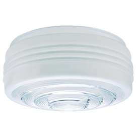 Westinghouse 8560600 Light Shade, 6-1/2 in Dia, Drum, Mushroom, Glass, White