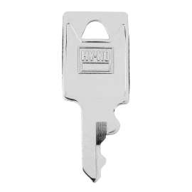 HY-KO 11010170S Key Blank, Brass, Nickel-Plated, For: Samsonite 170S Locks