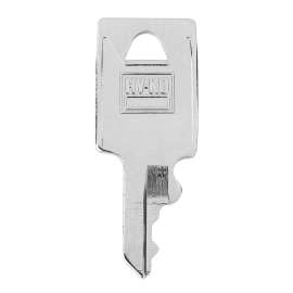HY-KO 1101070S Key Blank, Brass, Nickel-Plated, For: Samsonite 70S Locks