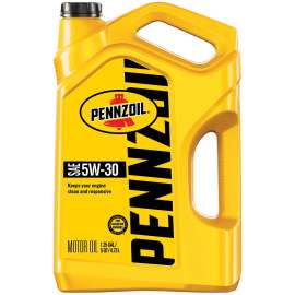 Pennzoil 550045208 Motor Oil, 5W-30, 5 qt Bottle