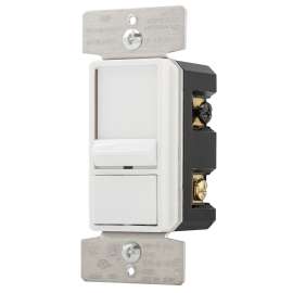 EATON SF10P-W Slide Dimmer, 120 V, 1200 W, 3-Way, White