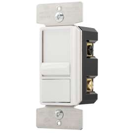 Eaton Wiring Devices SFS15P Fan Speed Control, 1-Pole, 1.5 A, 120 V, White