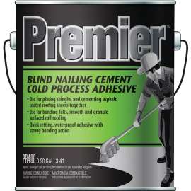 Henry PR400042 Adhesive Cement, Black, Liquid, Paste, 1 gal