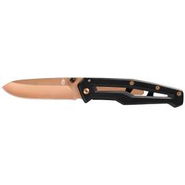 GERBER 31-003311 Folding Knife, 3 in L Blade, Stainless Steel Blade, Black Handle