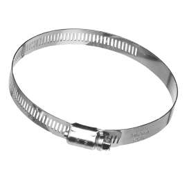 DUNDAS JAFINE 2MC4E Worm Gear Clamp, Clamping Range: 4 in, Galvanized Steel