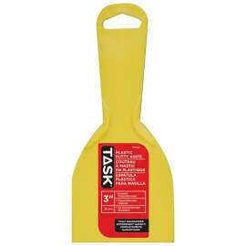 Task T37403 Stiff Putty Knife, 3 in W Blade, Polycarbonate Blade