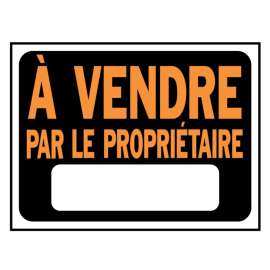 HY-KO Lawn Sign, For Sale By Owner, Plastic