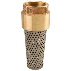 Boshart PENL-FV125 Foot Valve, 1-1/4 in Connection, 200 psi Pressure, Brass Body